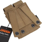 EXCELLENT ELITE SPANKER Molle Single/Double Pistol Mag Pouch Tactical Magazine - Image 6