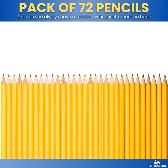 1InTheOffice Pre Sharpened Pencils #2, Pencils - Image 6