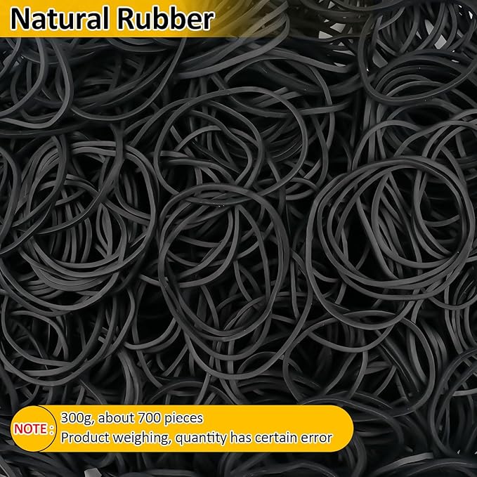 MOWPOG 700 Pcs Rubber Bands, Size #16 Reusable Elastic Rubber Band - Image 6