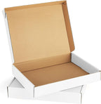 Eupako 13x10x2" White Shipping Boxes Corrugated Box Mailers 20 Pack Cardboard by Eupako