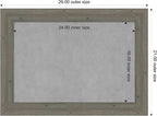 Amanti Art Grey Framed Magnetic Board 21x29 Medium Vision Board - Image 4