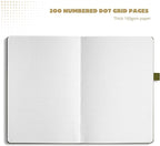 VIVID SCRIBBLES Bullet Dotted Journal – 160gsm No Bleed Thick White Paper – 200 - Image 6