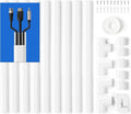 153in Wall Cable Hider, Cord Hider to Hide 3-4 Cords, TV Wire Hider by ZhiYo