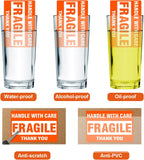 1000 Fragile Stickers 2 Rolls 2'' x 3'' Fragile - Handle with Care - Thank You Shipping Labels Stickers (500 Labels/Roll) (Pack of 2)