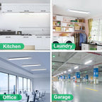 Modlicht LED Shop Light Fixture, 2FT Linkable 18W Plug in Wall Light, 5000K - Image 3