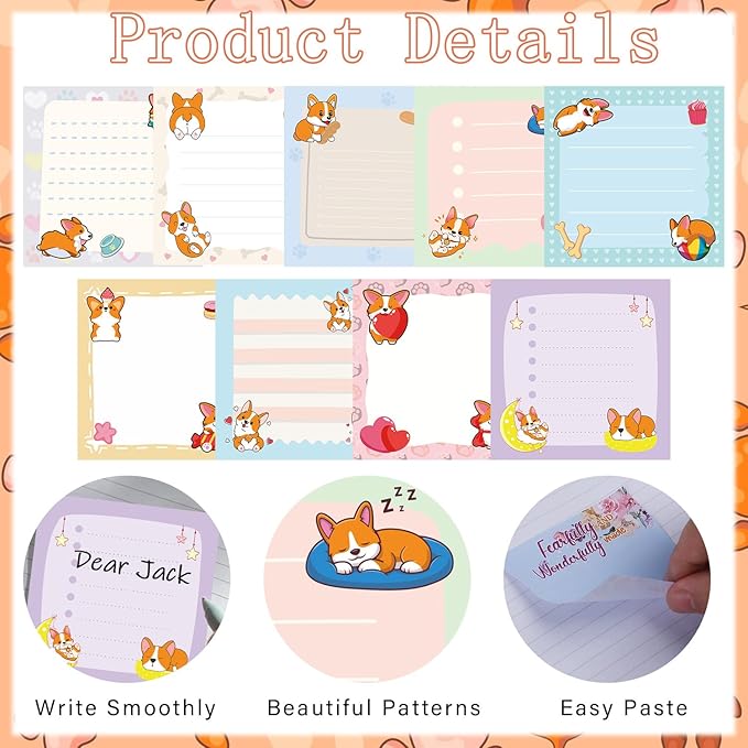 Lovarywow Corgi Sticky Notes Gifts - Image 3