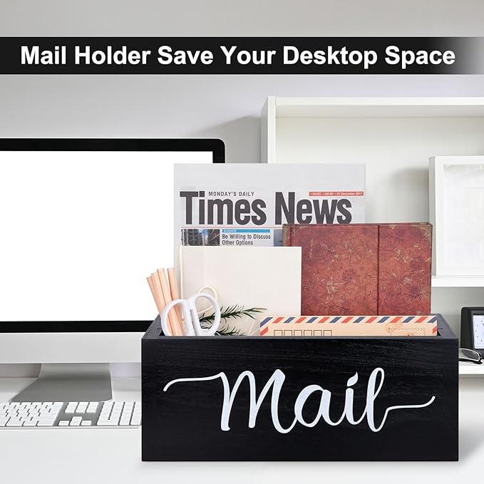 Lucundm Desk Mail Organizer, Mail Organizer Countertop - Image 5