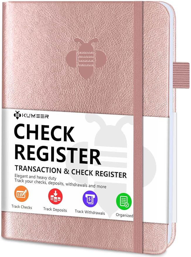 KUMEER Check Register – Elegant Check Registers by KUMEER