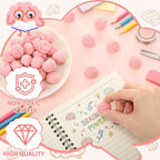Gilprop 24 Pcs Brain Shaped Erasers Bulk, 1 Inch Mini Halloween Erasers - Image 4