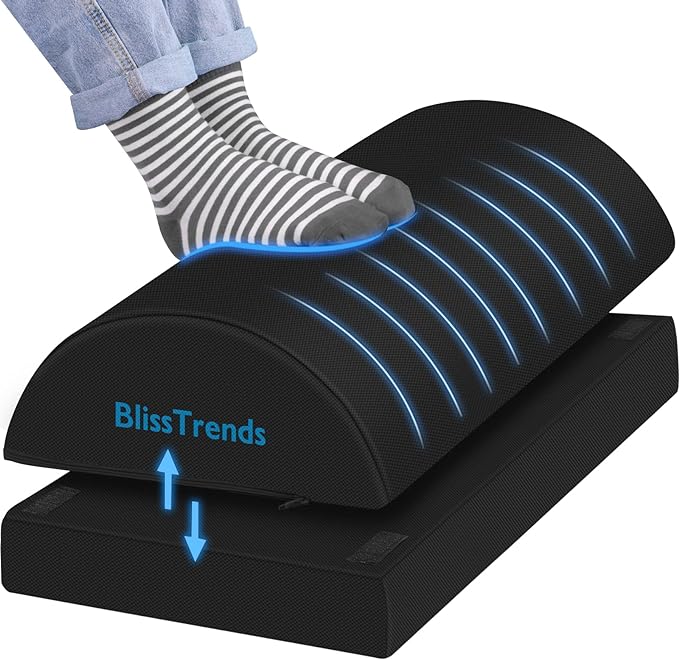 BlissTrends Foot Rest for Under Desk at Work-Versatile Foot Stool by BlissTrends