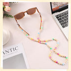 Teacher Lanyard with ID Holder Flower Cute Wooden Beaded Lanyards - Image 7