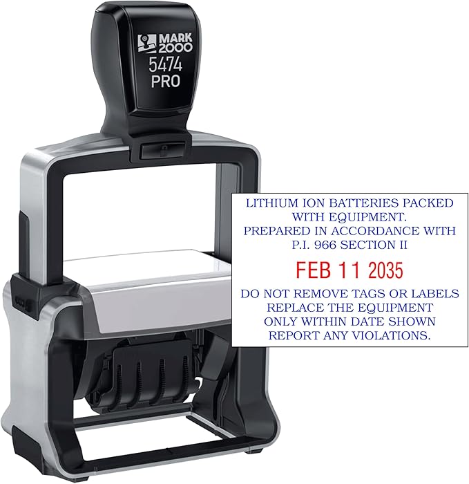 Mark 2000 5474 Professional Self Inking Date Stamp by Mark2000