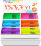 Highlighters, Chisel Tip Dry-Quickly Highlighter Markers, Office Classroom Must