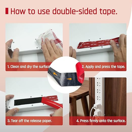 Double Sided Tape Heavy Duty Mounting Tape 1/4 in x 15.4 ft, Made of 3M VHB - Image 4
