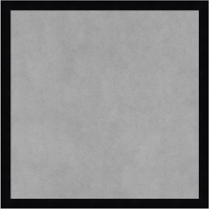 Amanti Art Black Framed Magnetic Board 17x17 Small Vision Board by AmantiArt