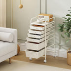 RELAX4LIFE 6-Drawer Rolling Storage Cart - Image 2