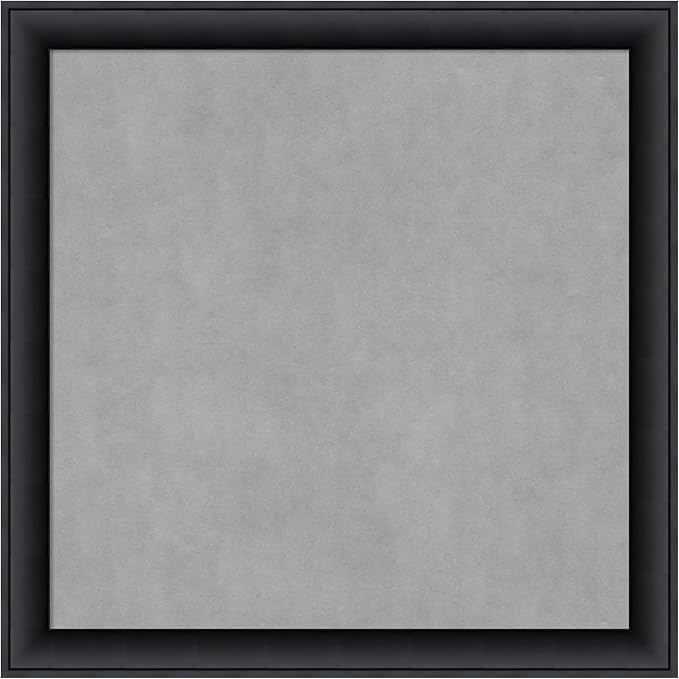 Amanti Art Black Framed Magnetic Board 27x27 Medium Vision Board by AmantiArt