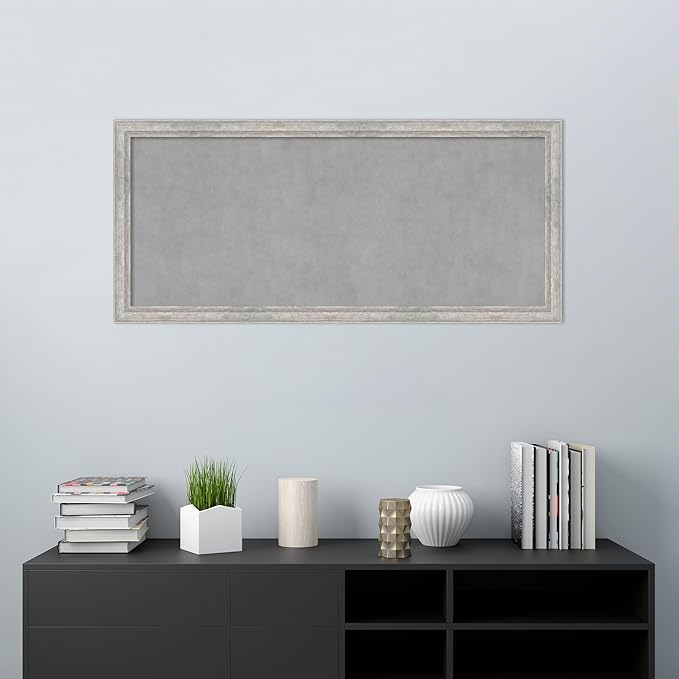 Amanti Art Silver Framed Magnetic Board 23x51 Oversize Vision Board - Image 5