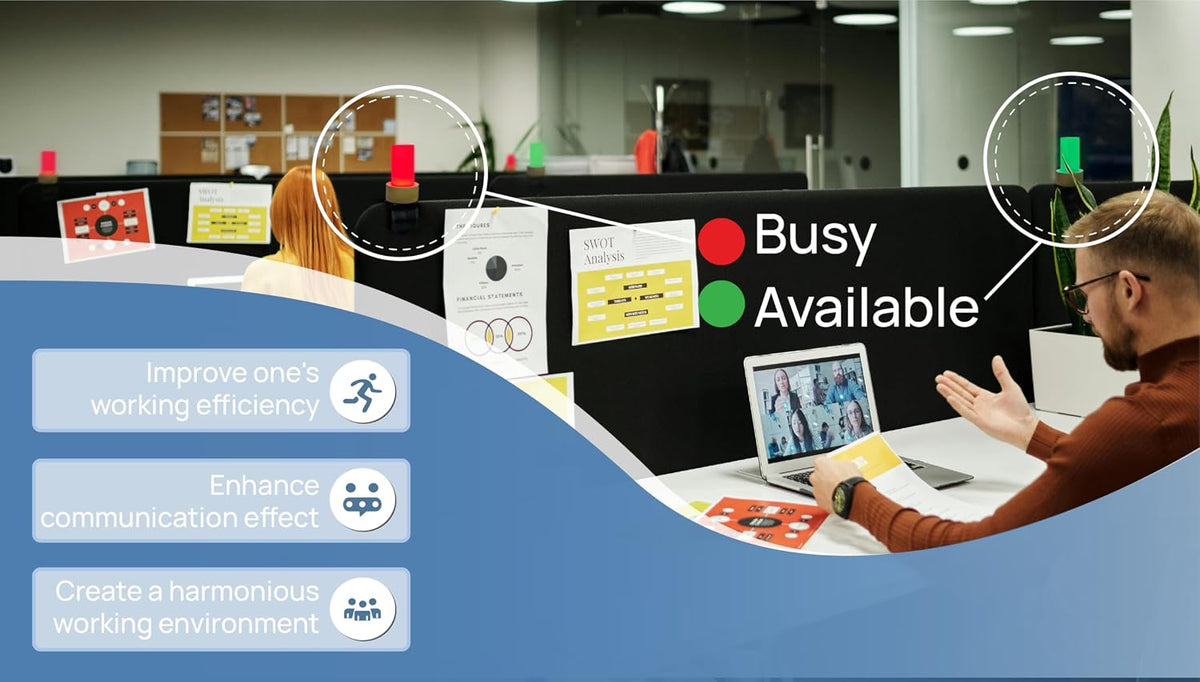 Clip Busy Light Standard for The Office / 59 inch USB Cable Busy Light Indica...
