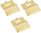 Stephanie Imports Set of 3 Slim & Minimalist Metal Business Card Holder Unisex - Image 2