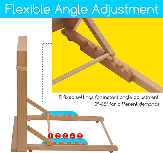 MEEDEN A3 Wooden Tabletop Easel - Image 3