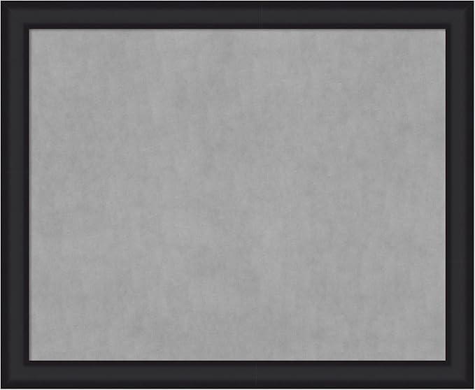 Amanti Art Black Framed Magnetic Board 37x45 X-Large Vision Board by AmantiArt