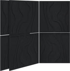 BUBOS Large Acoustic Panels, Self-adhesive Sound Absorbing Panels Decorative