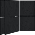 BUBOS Large Acoustic Panels, Self-adhesive Sound Absorbing Panels Decorative by BUBOS