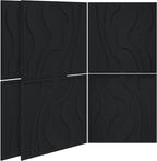 BUBOS Large Acoustic Panels, Self-adhesive Sound Absorbing Panels Decorative by BUBOS