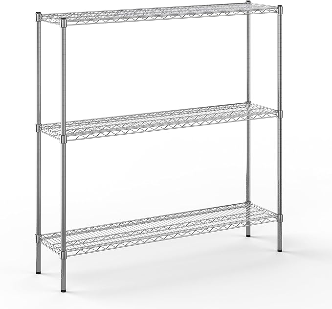 Regal Altair 14" Deep x 54" Wide x 54" Height Wire Shelving Kit | 3-Tier | NSF by Regal+Altair