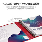 Samsill 0.5 Inch 3 Ring Binders, Made in USA, Economy Round Ring, 100 Sheet - Image 7