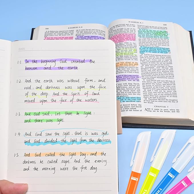 ZackZ Bible Highlighters Assorted Colors - Image 3