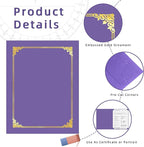 HAUTOCO 30 Packs Certificate Holders, Document Award Covers Certificate Folders - Image 3