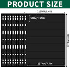 10 Sheets 20 Pages Postage Stamp Album Pages, 7 Pockets 7.7X 1.35in Stamp - Image 2