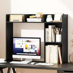 Tangkula Desktop Bookshelf, Countertop Storage Hutch - Image 2