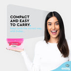 Enday Index Card Holder Pink, 3x5 Note Flash Card Organizer Case, Index Card - Image 2