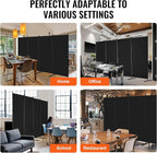VEVOR Room Divider, 4 Panel Room Divider, Folding Privacy Screen and Portable - Image 6