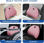 Skechers Lumbar Support Pillow for Office Chair, Memory Foam Lumbar Pillow - Image 6