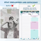 Thboxes 60 Pages To Do List Notepad, 6.7” X 9.8” To Do List Notebook Tear Off - Image 5