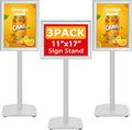 VAIIGO 3 Pack Heavy Duty Standing Sign Holder 11x17 Inch by VAIIGO