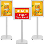 VAIIGO 3 Pack Heavy Duty Standing Sign Holder 11x17 Inch by VAIIGO