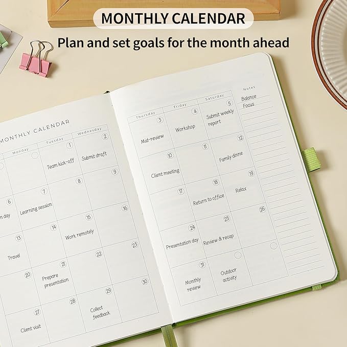 Crein Lynh 2025-2027 Premium Planner, Weekly & Monthly Calendar Planner - Image 6