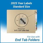 2025 Year Stickers, Doctor Stuff 2025 Chart Stickers, POS Style, USA Made Year - Image 5