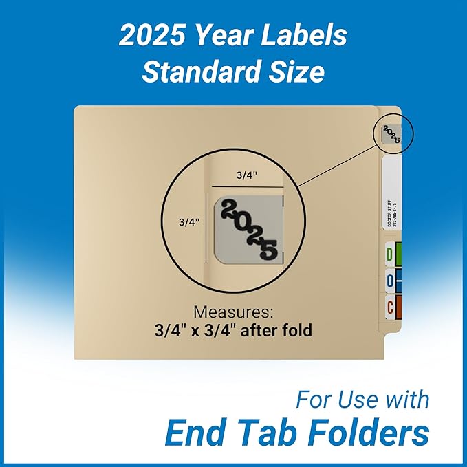2025 Year Stickers, Doctor Stuff 2025 Chart Stickers, POS Style, USA Made Year - Image 5