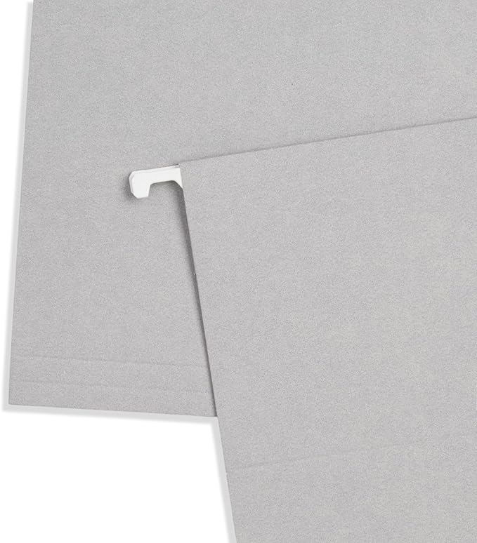 25 Blue Summit Supplies Grey Hanging File Folders Letter Size - Image 7