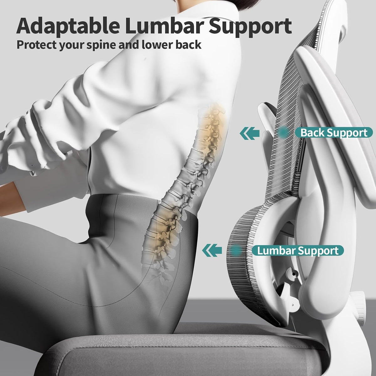 tralt office chair - ergonomic desk chair with, package contents