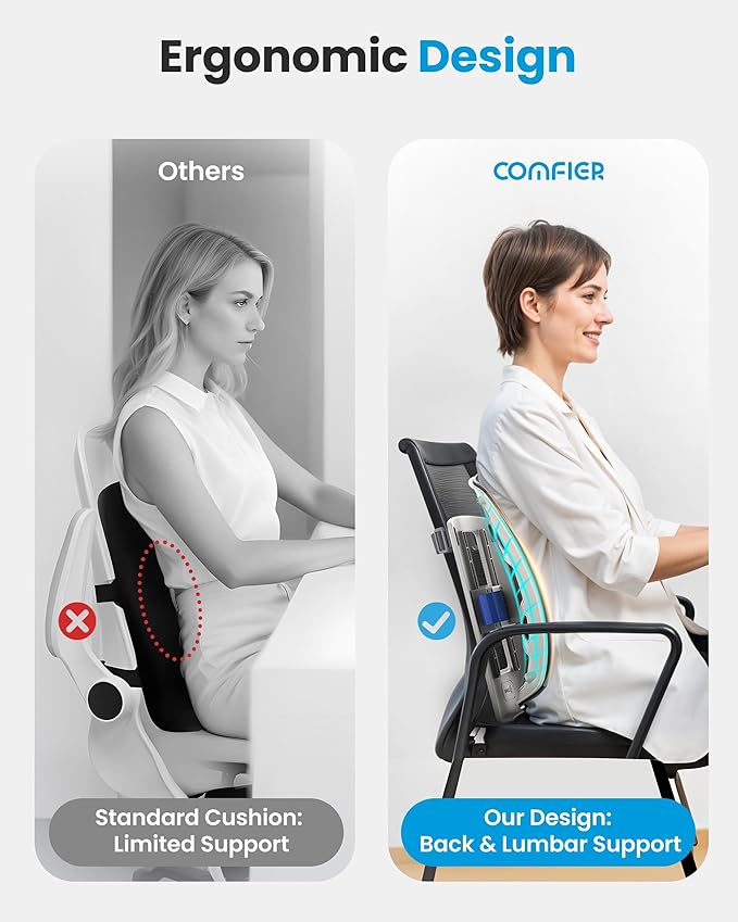 COMFIER Heated Lumbar Support Pillow - Image 2