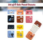 Performore 6‑Pack Animal‑Theme Cute Pencil Erasers - Image 3