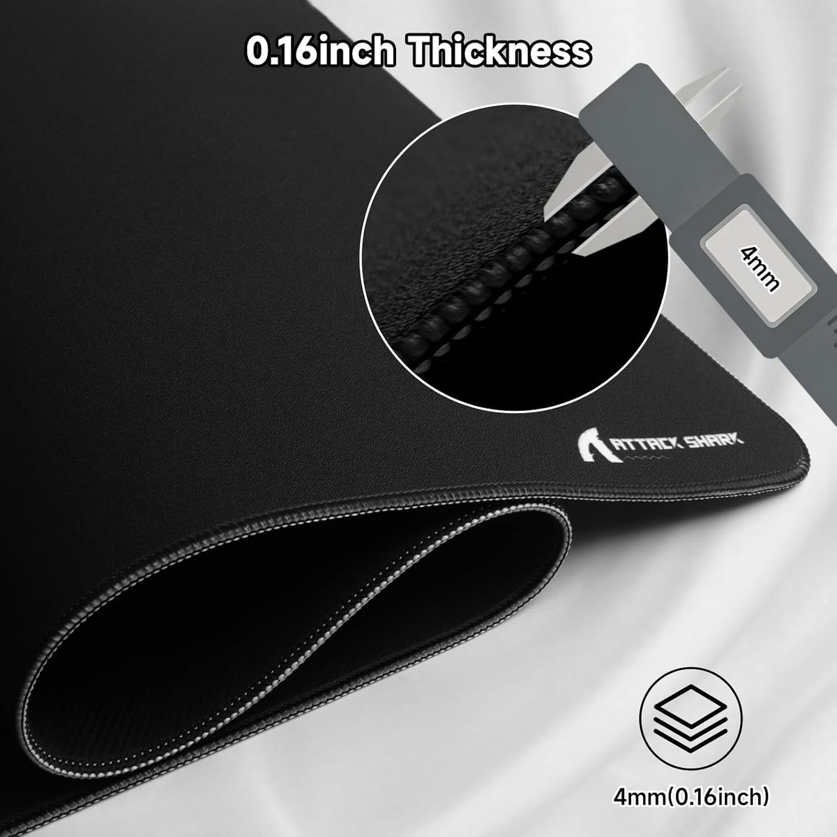 ATTACK SHARK CM02Pro Gaming Mouse Pad for Esports Speed Large Mouse mats for ...