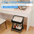 Ufriandz 2 Tier Rolling Utility Cart - Image 5